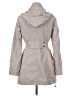 Laundry by Shelli Segal 100% Polyester Gray Trenchcoat Size S - photo 2