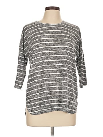 Bobeau 3/4 Sleeve Top (view 1)
