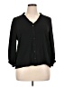 CeCe Black 3/4 Sleeve Blouse Size XL - photo 1