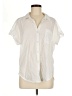 Splendid Ivory Short Sleeve Blouse Size M - photo 1