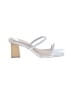 Journee Collection White Sandals Size 10 - photo 1