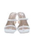 Journee Collection White Sandals Size 10 - photo 2