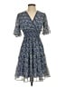 Max Studio 100% Polyester Blue Casual Dress Size XS - photo 1