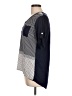 Perseption Concept Gray Short Sleeve Blouse Size L - photo 5