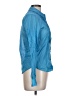 Jack Rogers Blue Long Sleeve Blouse Size 10 - photo 4