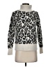 Ann Taylor LOFT Animal Print Silver Pullover Sweater Size XXS - photo 1