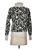 Ann Taylor LOFT Animal Print Silver Pullover Sweater Size XXS - photo 2