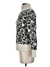 Ann Taylor LOFT Animal Print Silver Pullover Sweater Size XXS - photo 5