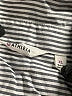Athleta 100% Cotton Stripes Gray Long Sleeve Button-Down Shirt Size XL - photo 7