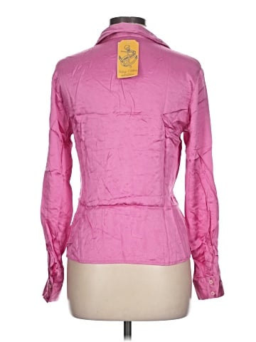 Rafaella Long Sleeve Silk Top (view 2)