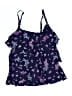 Beach House Floral Blue Swimsuit Top Size 16 - photo 1