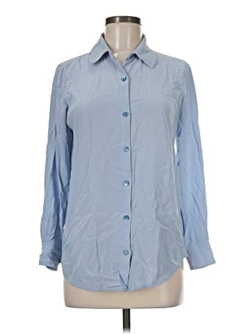 Trina Turk Long Sleeve Silk Top (view 1)