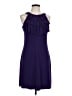 En Focus Studio Solid Purple Cocktail Dress Size 10 - photo 1