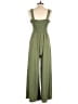 Roxy Solid Green Jumpsuit Size S - photo 2