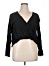 Fabletics Black Long Sleeve Blouse Size XL (estimated) - photo 1