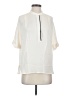 Vince. 100% Silk Ivory Short Sleeve Silk Top Size XS - photo 1