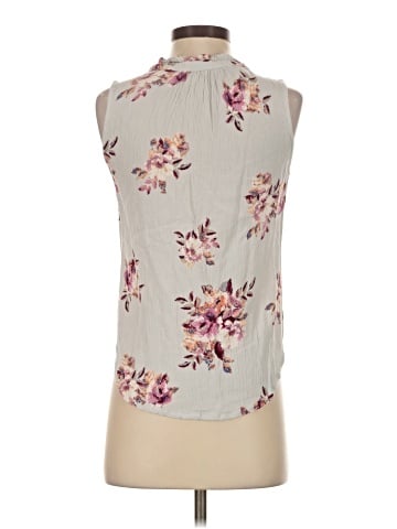Pink Clover Sleeveless Blouse (view 2)