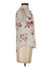 Pink Clover 100% Rayon Floral Gray Sleeveless Blouse Size XS - photo 4