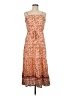 Hayden Paisley Orange Casual Dress Size M - photo 1