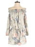 I. Joah 100% Polyester Floral Gray Romper Size S - photo 1