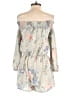 I. Joah 100% Polyester Floral Gray Romper Size S - photo 2