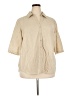 Venezia Tan 3/4 Sleeve Button-Down Shirt Size 22 - 24 Plus - photo 1
