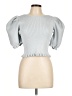 Zara Blue Short Sleeve Top Size L - photo 1
