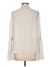 Worthington 100% Polyester Polka Dots Ivory Long Sleeve Blouse Size L - photo 2