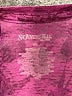 St. John's Bay 100% Polyester Paisley Purple Active T-Shirt Size M (petite) - photo 7