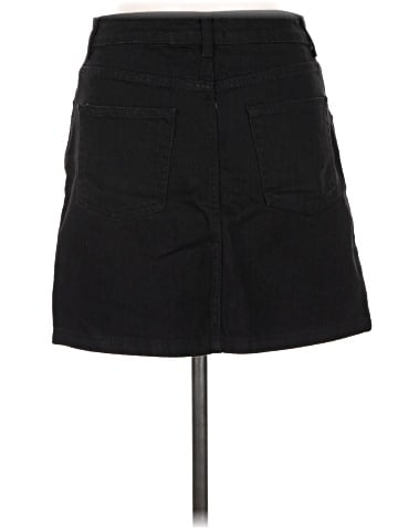 Topshop Faux Leather Skirt (view 2)