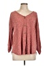 Absolutely Famous Red Long Sleeve Top Size L - photo 1