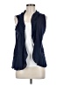 LOGO Blue Sleeveless Blouse Size M - photo 1