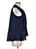 LOGO Blue Sleeveless Blouse Size M - photo 4