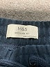 M&S 100% Cotton Black Casual Pants Size L - photo 7