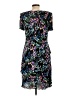 Connected Apparel 100% Polyester Print Black Cocktail Dress Size 12 - photo 2