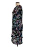 Connected Apparel 100% Polyester Print Black Cocktail Dress Size 12 - photo 5