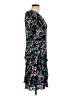 Connected Apparel 100% Polyester Print Black Cocktail Dress Size 12 - photo 4