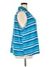 Muk Luks Stripes Blue Sleeveless Blouse Size 3X - photo 4