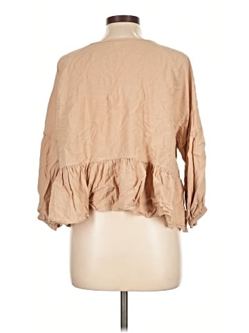 American Eagle Outfitters 3/4 Sleeve Blouse (view 2)