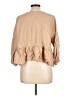 American Eagle Outfitters Tan 3/4 Sleeve Blouse Size L - photo 2