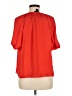 RACHEL Rachel Roy 100% Polyester Red Short Sleeve Blouse Size M - photo 2