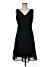 Evan Picone 100% Polyester Solid Black Cocktail Dress Size 8 - photo 1