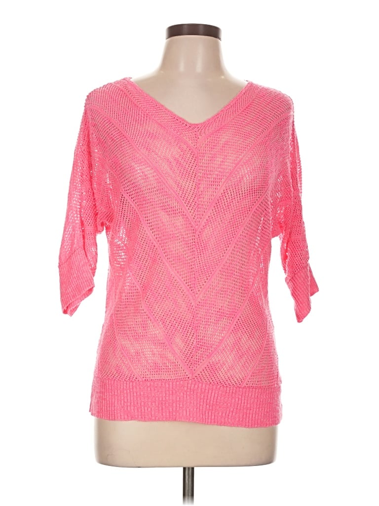 Pre-owned Vanity Pullover Sweater In Pink