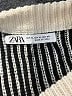 Zara Stripes White Pullover Sweater Size XL - photo 7
