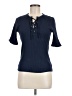 Old Navy Blue Short Sleeve Henley Size M - photo 1