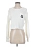 Sandro Solid White Pullover Sweater Size S (estimated) - photo 1