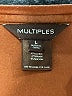 MULTIPLES Solid Brown 3/4 Sleeve T-Shirt Size L - photo 7