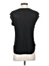 Maje 100% Linen Black Short Sleeve Top Size Sm (1) - photo 2