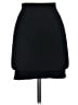 OQQ Solid Black Casual Skirt Size S - photo 1