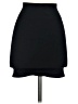 OQQ Solid Black Casual Skirt Size S - photo 2
